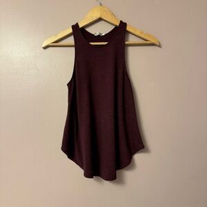 Aritzia Wilfred Free Sleeveless Top Maroon Women Size XS